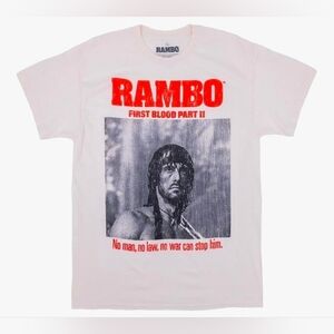 Rambo Men's Graphic Tee, First Blood Part II, Size XL, New